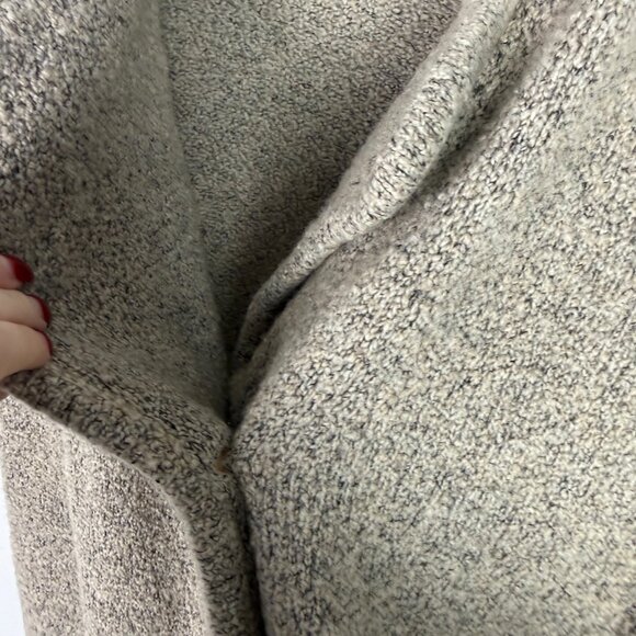 ISDA & Co Cashmere Wool Blend Sweater Jacket Cardigan Oatmeal Size Large L - Picture 5 of 9